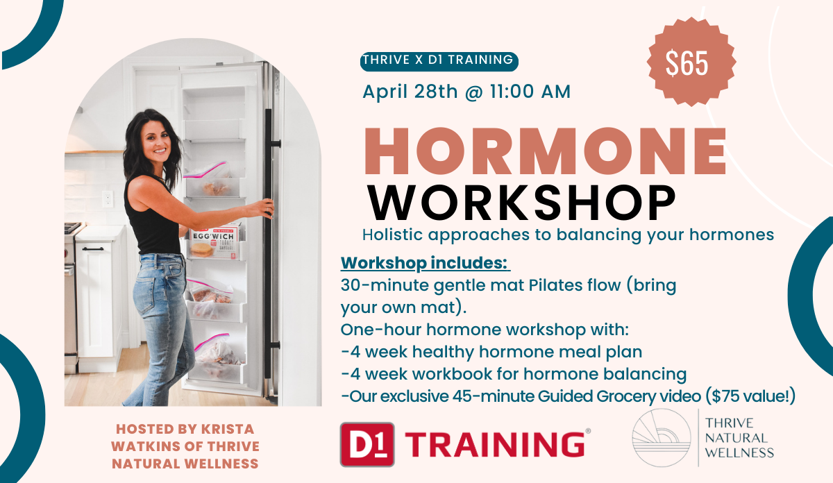 Hormone Workshop Flyer
