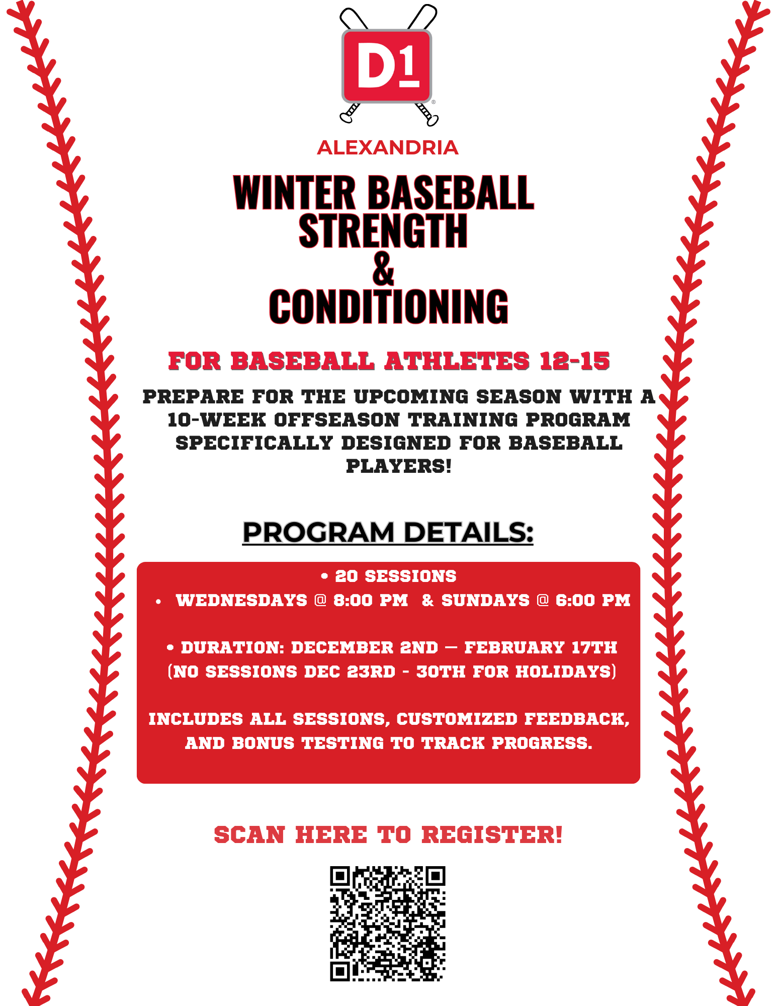 Winter Baseball Strength & Conditioning