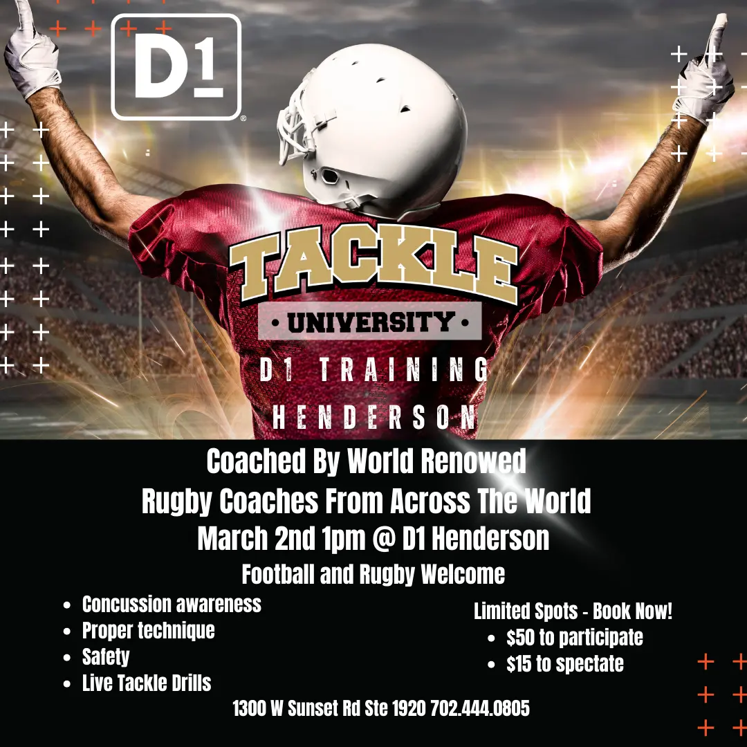 tackle clinic d1 henderson flyer march 2nd at 1pm